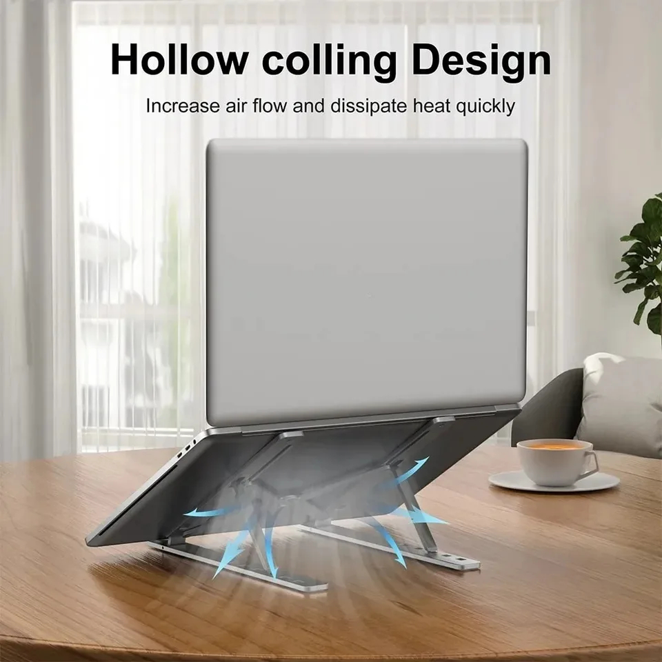 Aluminum Alloy Adjustable Portable Folding Notebook Stand